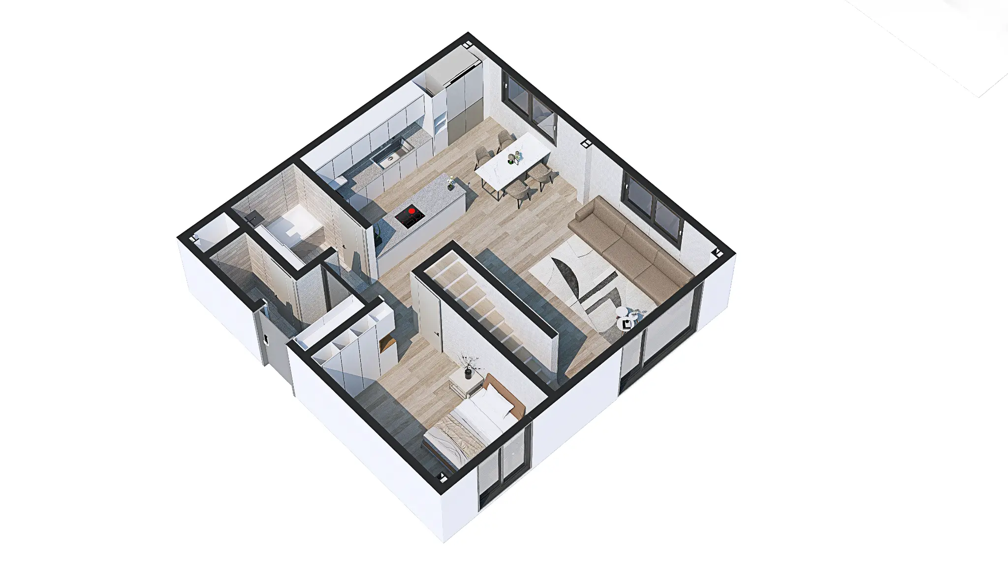 텔루체 34평 1층 평면도